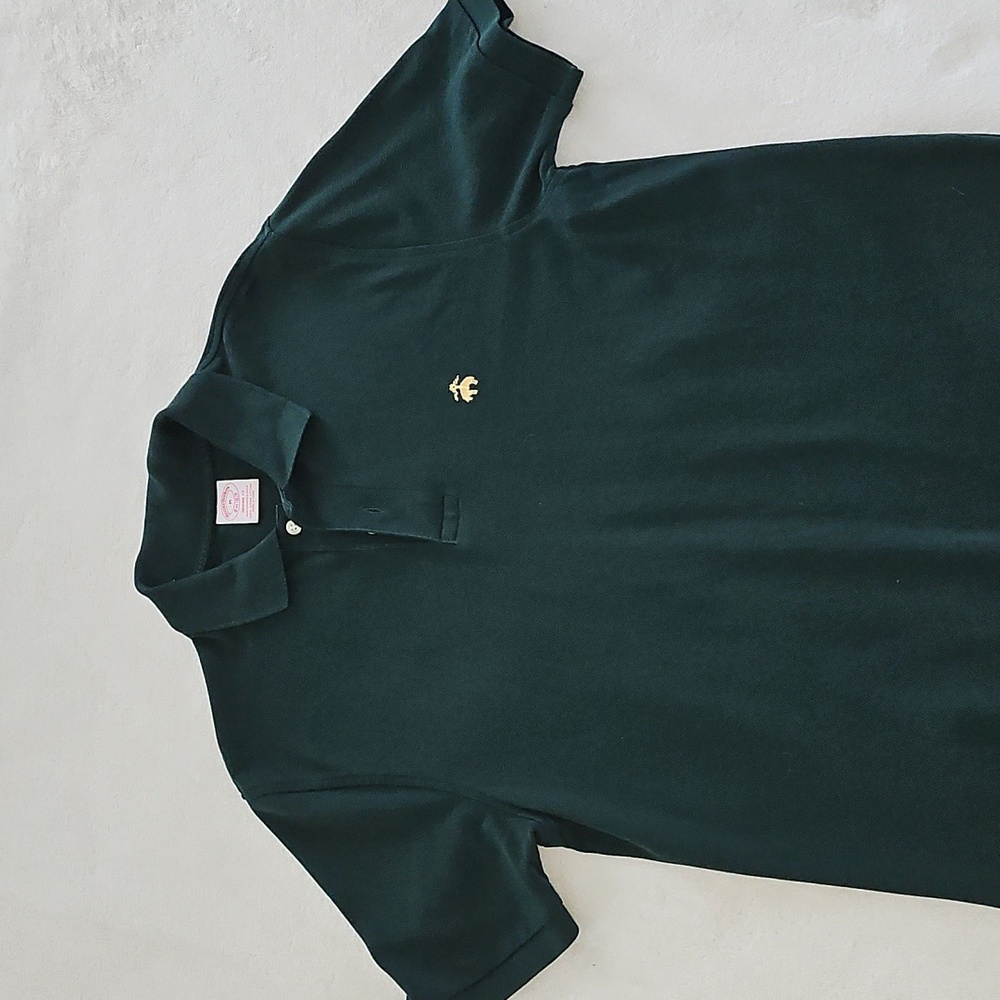 Men's Brooks Brothers - supima 100% cotton in hunter green color